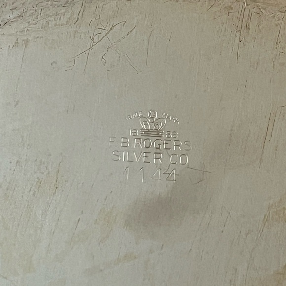 Vintage F.B. Rodger’s Silver Co. 1144 Chafing Pan Wood Handle Silverplate - Picture 5 of 5